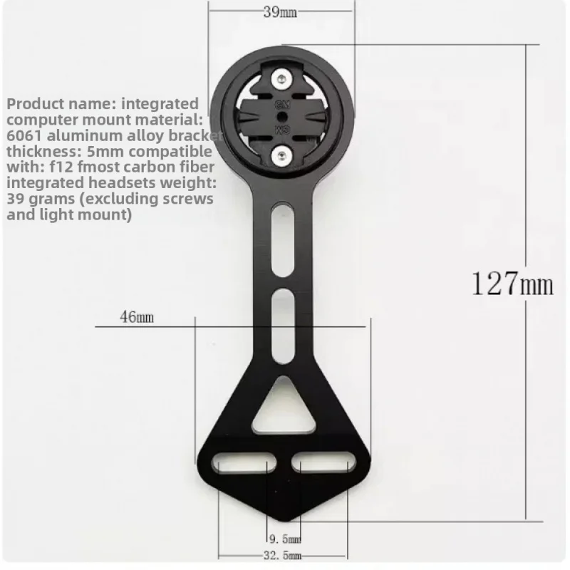 For Pinarello F12 F MOST Carbon BARSTEMCNC Aluminium Bike Computer Mount for GOPRO Garmin Wahoo Bryton Giant IGPS
