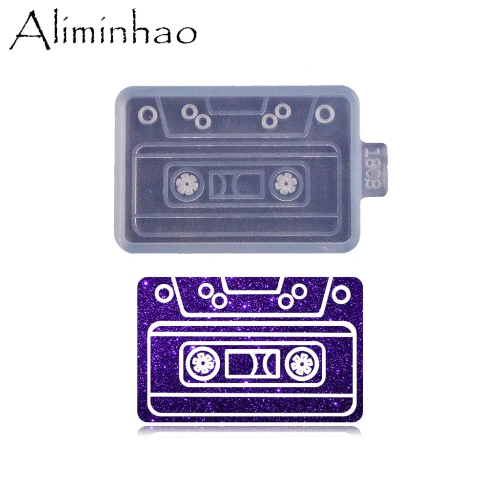 DY1808 stampi in Silicone epossidico in resina con nastro adesivo lucido, stampi per torte artigianali con zucchero fondente al cioccolato