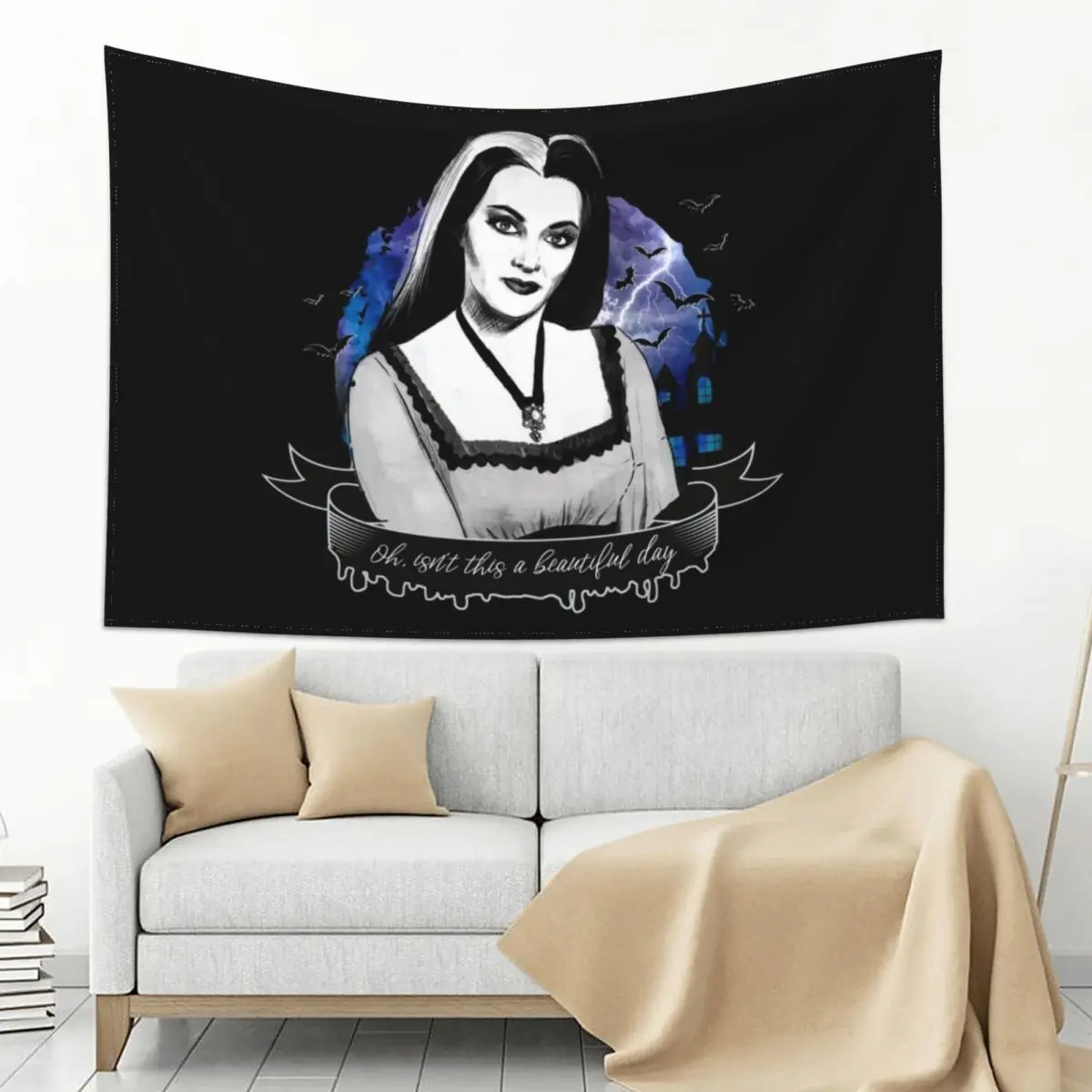 

Goth Queens - Lily Munster Tapestry