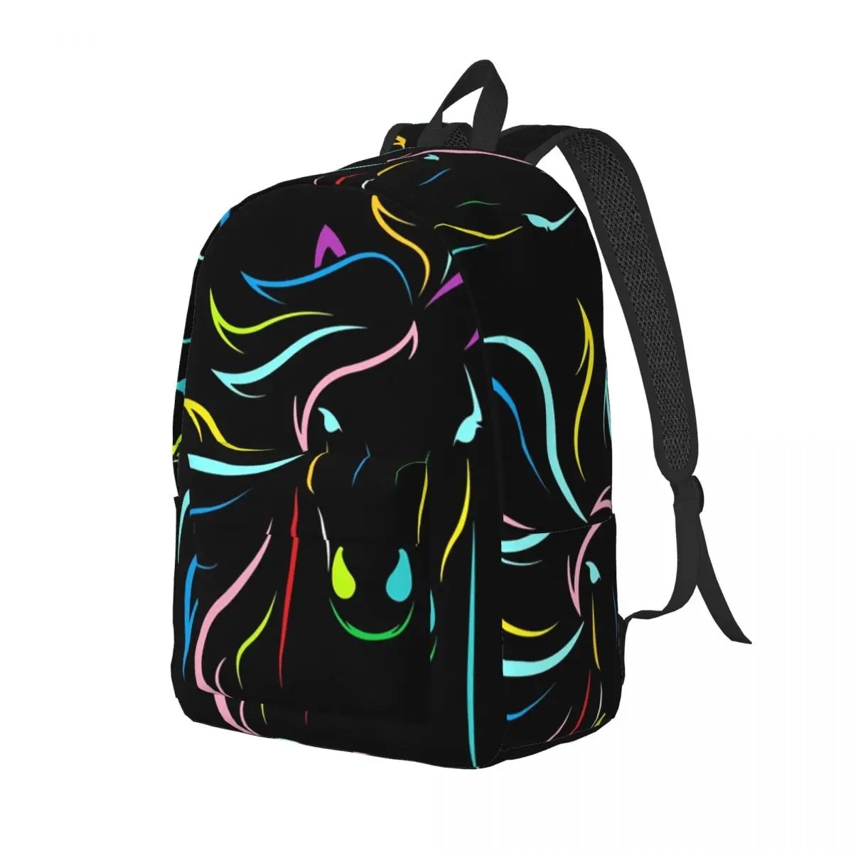 Magical Horse Backpack Daypack Large Capacity Children BookBag School Bag Shoulder Bags for Men Women