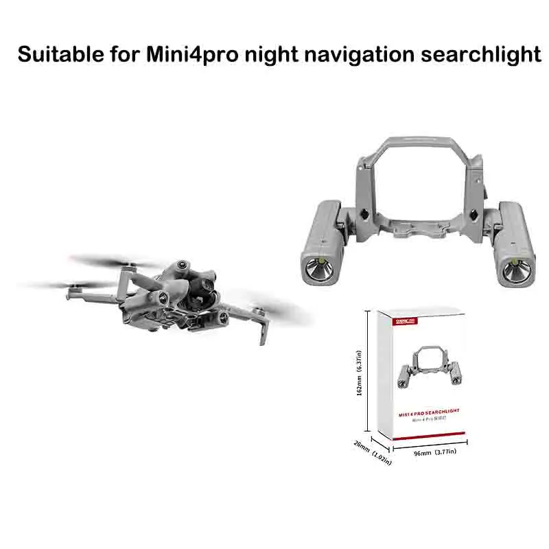 

Перезаряжаемый прожектор для DJI Mini 4 Pro, аксессуары для дронов, прожектор, светодиодный ночной полет, сигнальный светильник, фонарик с двойным светом