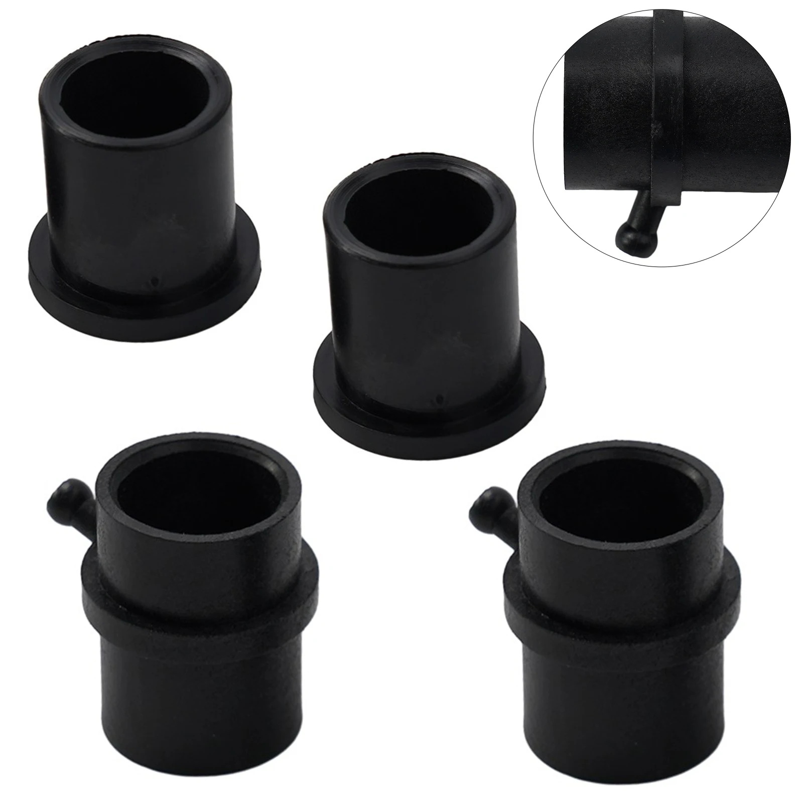 4pcs Front Wheel Bearing Bushing For Troy-Bilt 741-0990 741-0516B 741-0516A Flange Bushings+Bushings With Grease Fittings