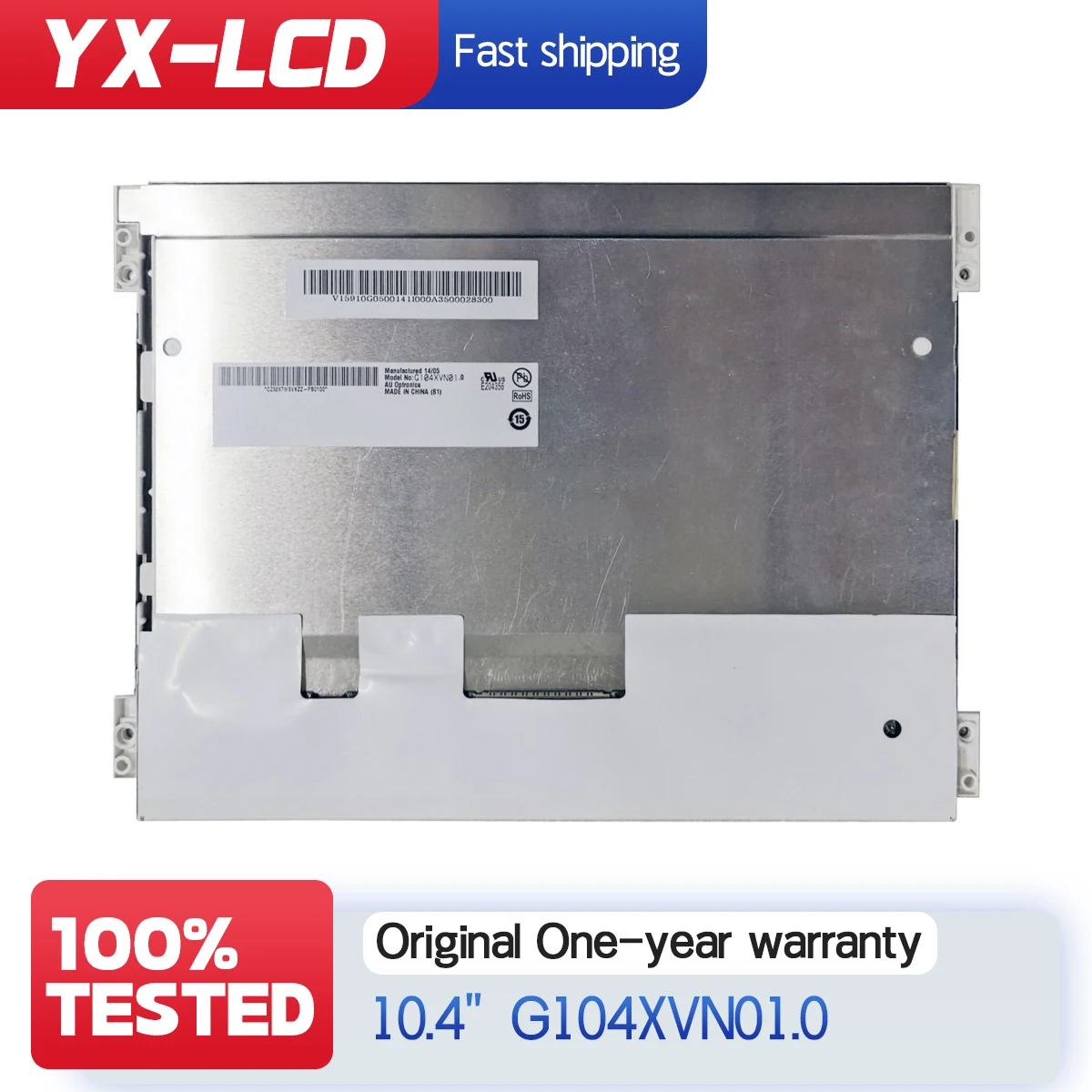 

10.4 inch 1024X768 G104XVN01.0 Industriall TFT LCD Display Screen Panel For Industrial Equipment