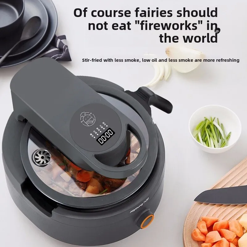 Multi-functional Automatic Stir Fry Rice Cooker Machine Rotation Intelligent Lazy Pots Fried Rice Machine Robot Cooking Machine