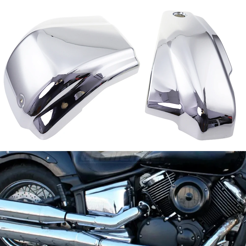 

Motorcycle Side Battery Covers Fairing Guard Cowl For Yamaha VStar V-Star XVS 1100 Classic Custom 1999-2011 2000 2001 2002 2003