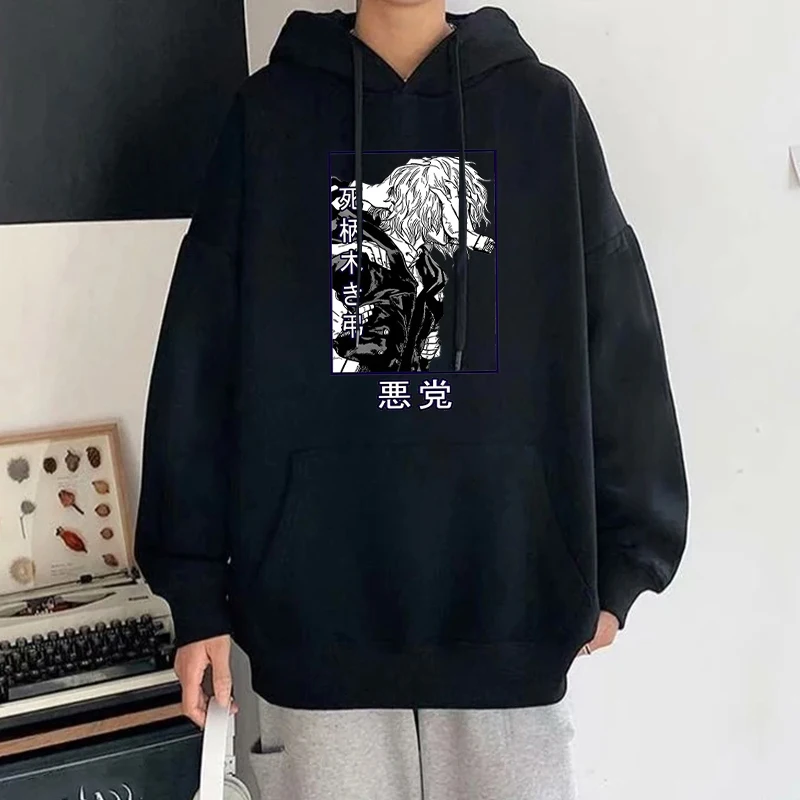 Funny Anime Shigaraki Tomura Print Hoodie Fashion Women Men Casual Pullover Hoodies Ladies Sweatshirt