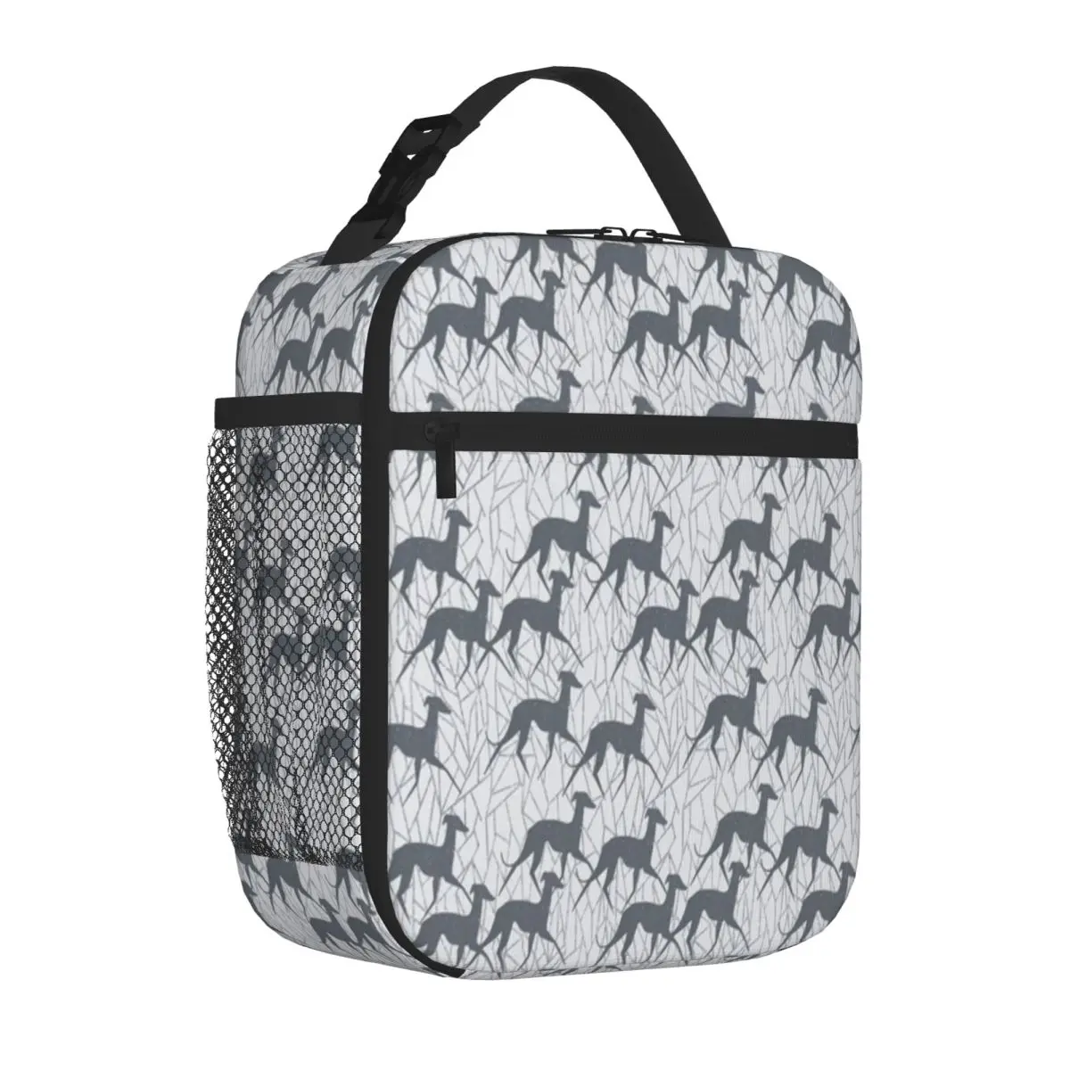 Hot Sale Italian Greyhounds Watercolor Portable Lunch Bag Hiking Snack Picnic Lunch Bag