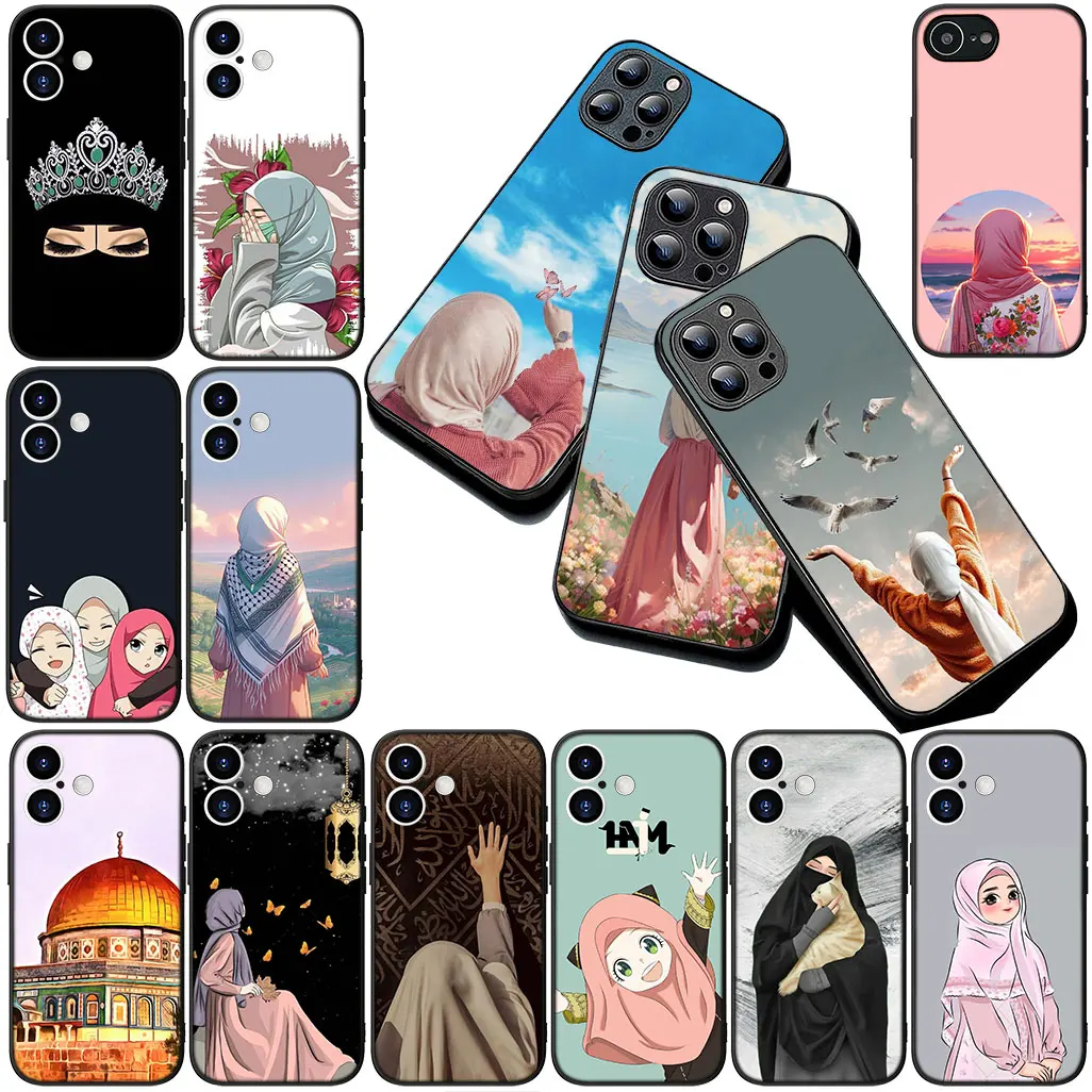 Чехол для телефона Samsung Galaxy A35 A26 A05 A06 A14 A50 A51 A53 A54 A17 A70 A07 M56 M16 M06 Арабский исламский мусульманин Мусульманка Девушка