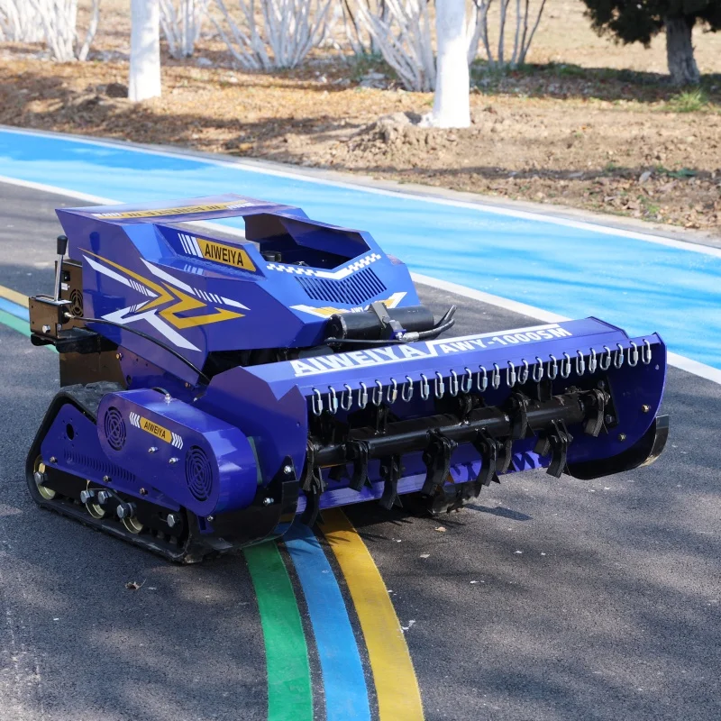 

Многофункциональная гусеничная газонокосилка по индивидуальному заказу, парк, лесное озеленение, обрезка фермы, робот для прополки, газонокосилка с дистанционным управлением