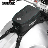 Rhinowalk-bolsa de tanque para motocicleta, bolsa de almacenamiento totalmente impermeable de 2L, forro interior extraíble, accesorios para motocicleta, caja de herramientas para motocicleta