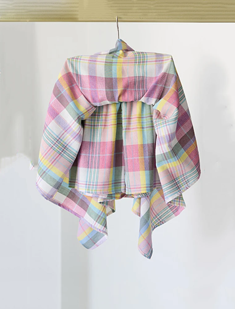 

Розовая клетчатая юбка в лесном стиле с эластичной резинкой на талии, нерегулярная юбка с завязками, брюки, милая юбка трапециевидной формы, новая летняя женская короткая юбка