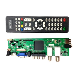 Yeni LCD TV anakart ZS. S663.tnt r00 dijital standart DVB-T2 DVB-S2 TNT