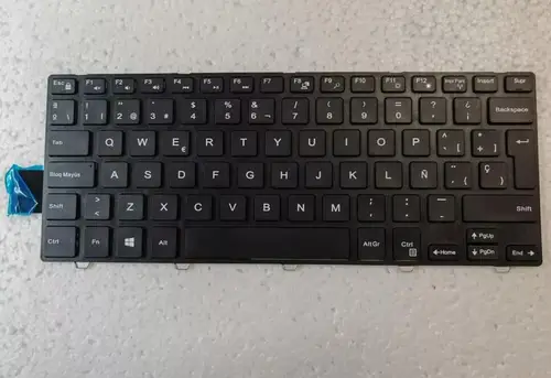 Imagen 1 del producto Teclado español para DELL Inspiron 14-3000, 3441, 3442, 3443, 3451, 5447, 5455, 5459, 14-5443, 7000, Latitude 7447, 3450, 3460, 3470, 3480