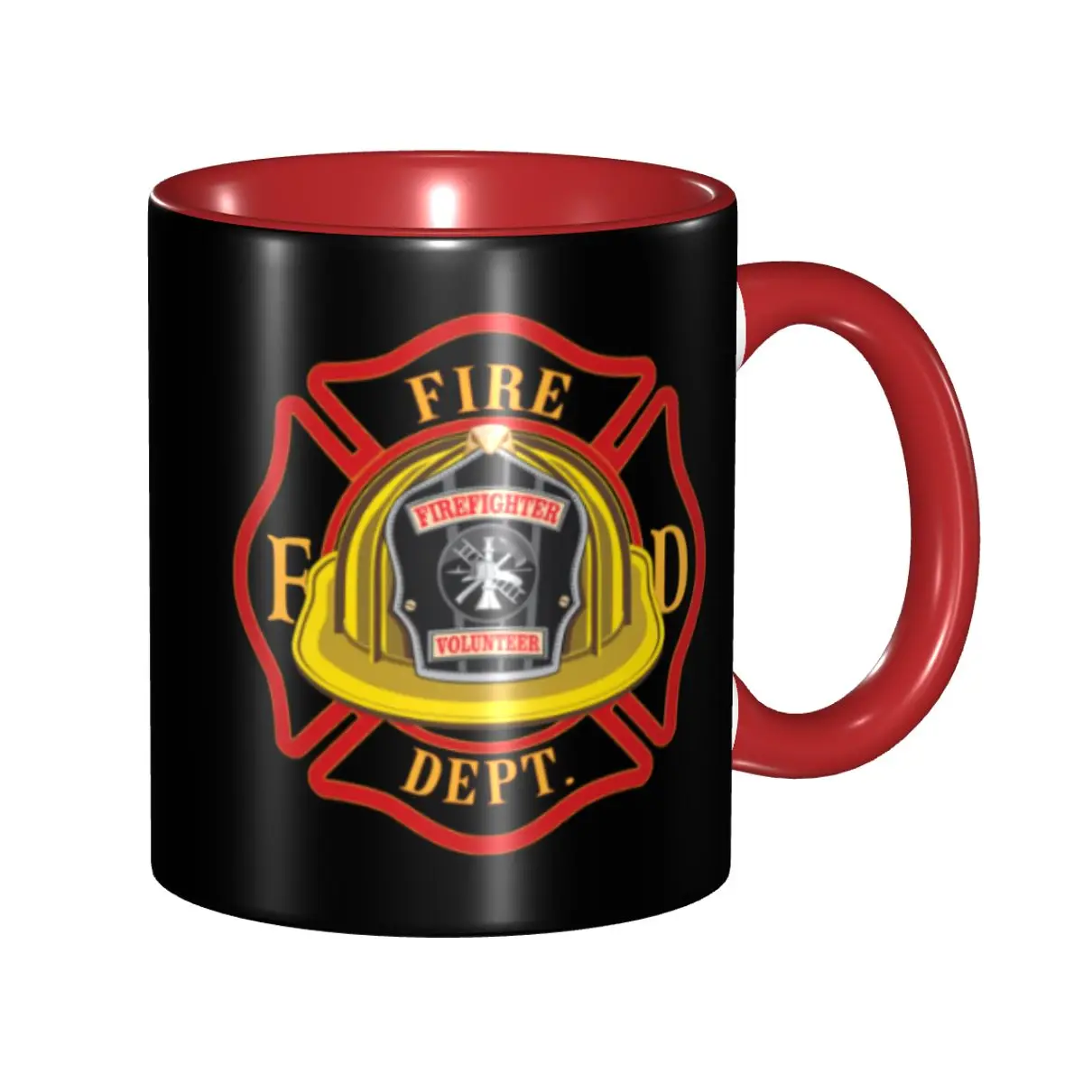 

Fire Rescue Firefighter Coffee Mug DIY Customized Ceramic Mug Creative Present