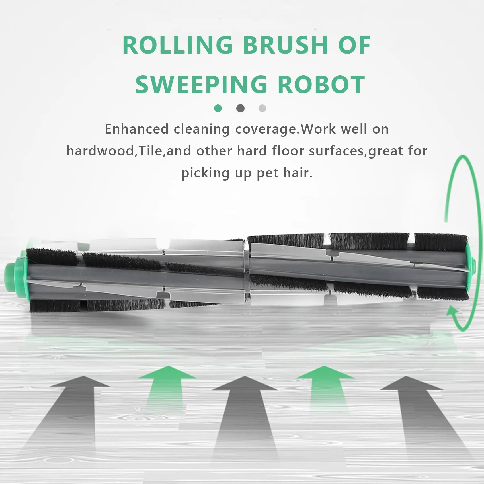 อุปกรณ์เสริมแปรงกรองด้านข้างสำหรับ Vorwerk Kobold หุ่นยนต์ดูดฝุ่น VR200