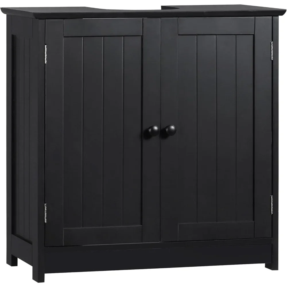 

Under Sink Bathroom Cabinet with Doors and Shelf, Pedestal Sink Bathroom Vanity Cabinet