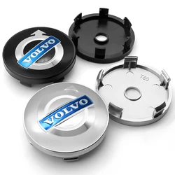 4 stuks 56mm + 60mm auto hub cover wiel sticker embleem decal decoratie Voor Volvo V40 V50 S40 S80 XC60 S90 XC90 S60 XC40 C40 V90