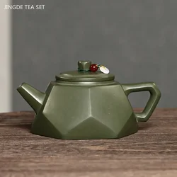 230ml Yixing Purple Clay Filter Tea Infuser Chinese Zisha Teaware Handmade Green Mud Tea Pot Household Custom Beauty Teapot