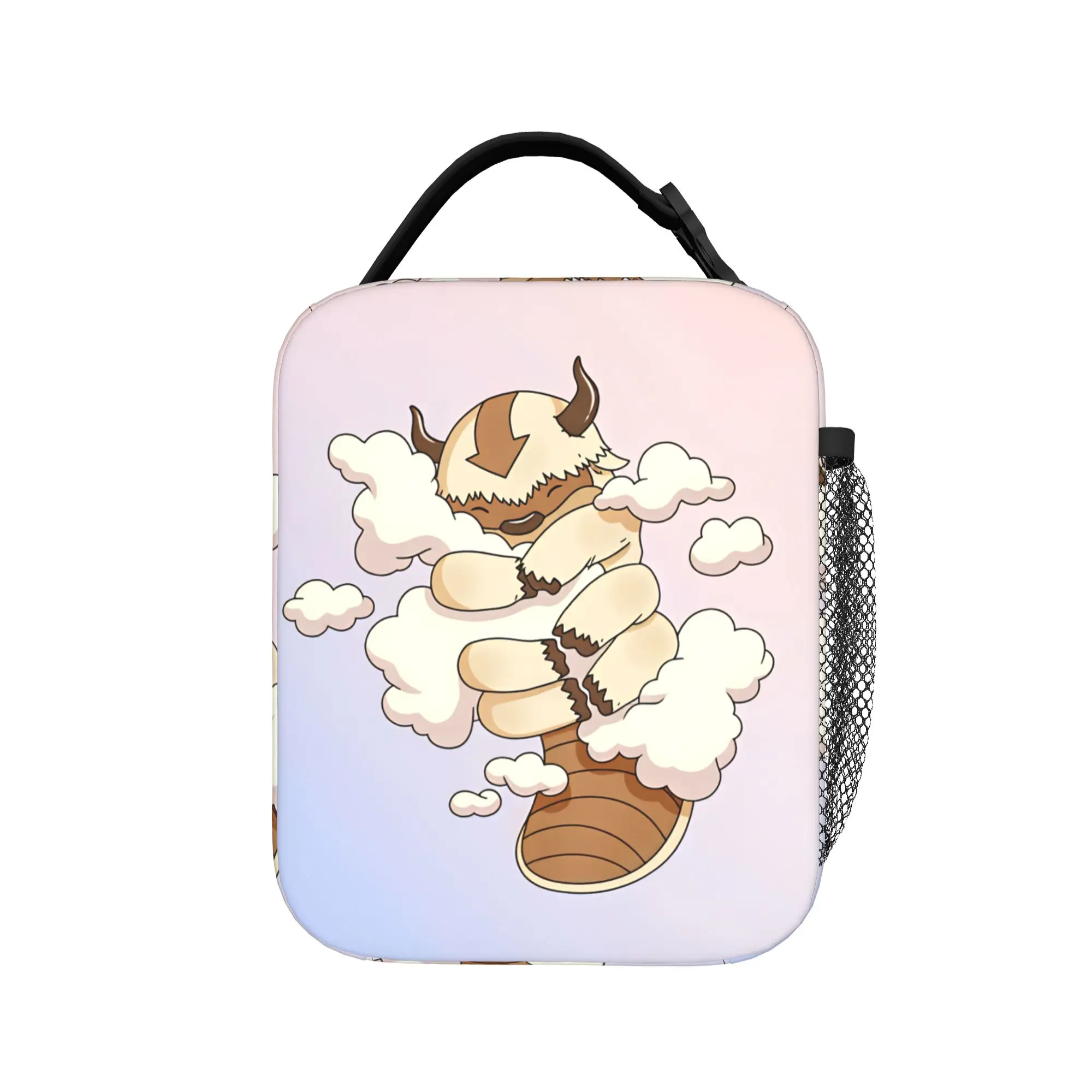 Avatar The Last Airbenders Lunch Bag  Portable Lunch Box Girls Office Print Cooler Bag Fun Oxford Thermal Tote Handbags