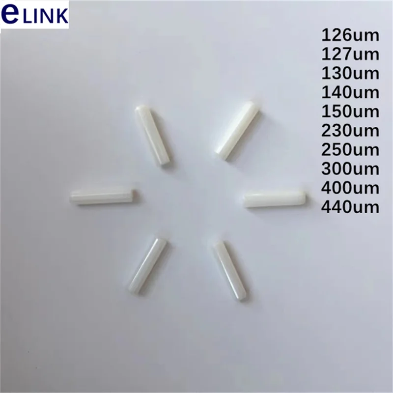 SC non-standard ceramic ferrule, zrO2 FC with large inner hole, 126um127um 130um 250um 300um 400um 440, free shipping, 10 PCs