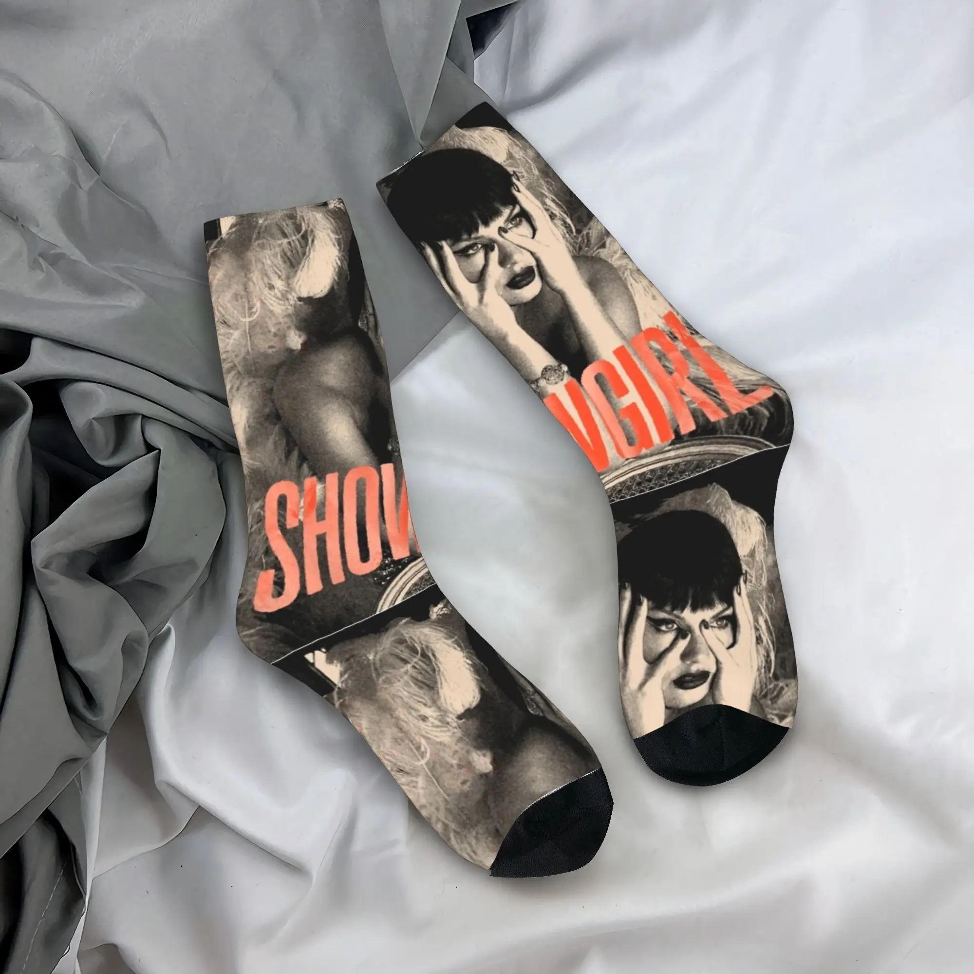 쇼걸 앨범 스타킹 트렌디 양말 남여 공용 남성 편안한 양말 가을 달리기 스포츠 프린트 항균 양말 선물