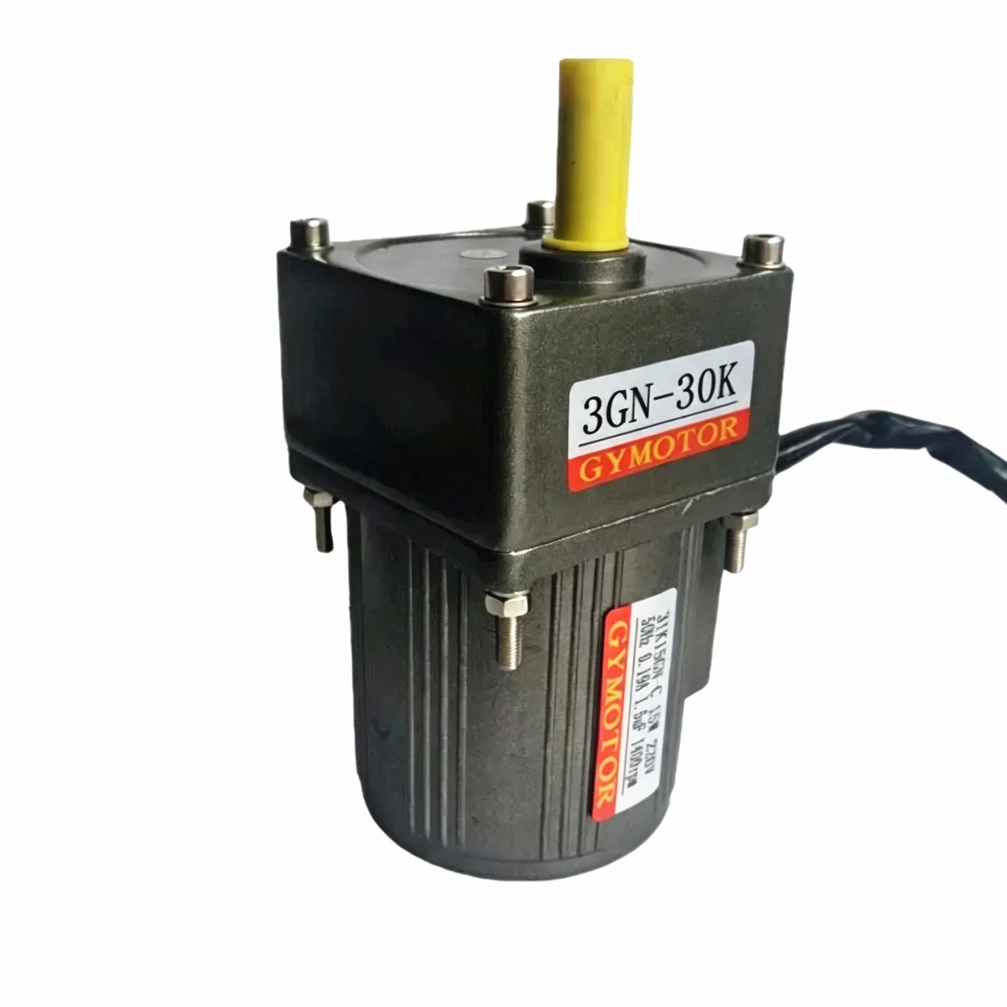 15W AC 110V Single Phase Variabale Speed Shaft Diameter 10mm Gear Motor 3GN Gearbox Adjustable Speed AC Motor