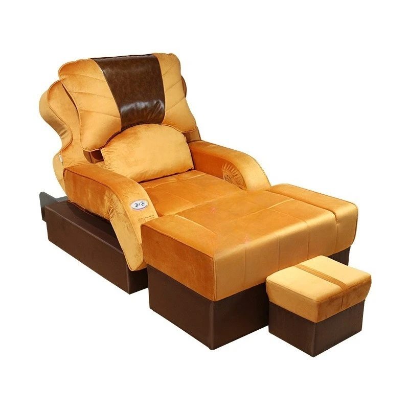 Foot bath sofa, special sofa for electric pedicure shop, ear picking massage bed, massage and stepping back beauty integrated