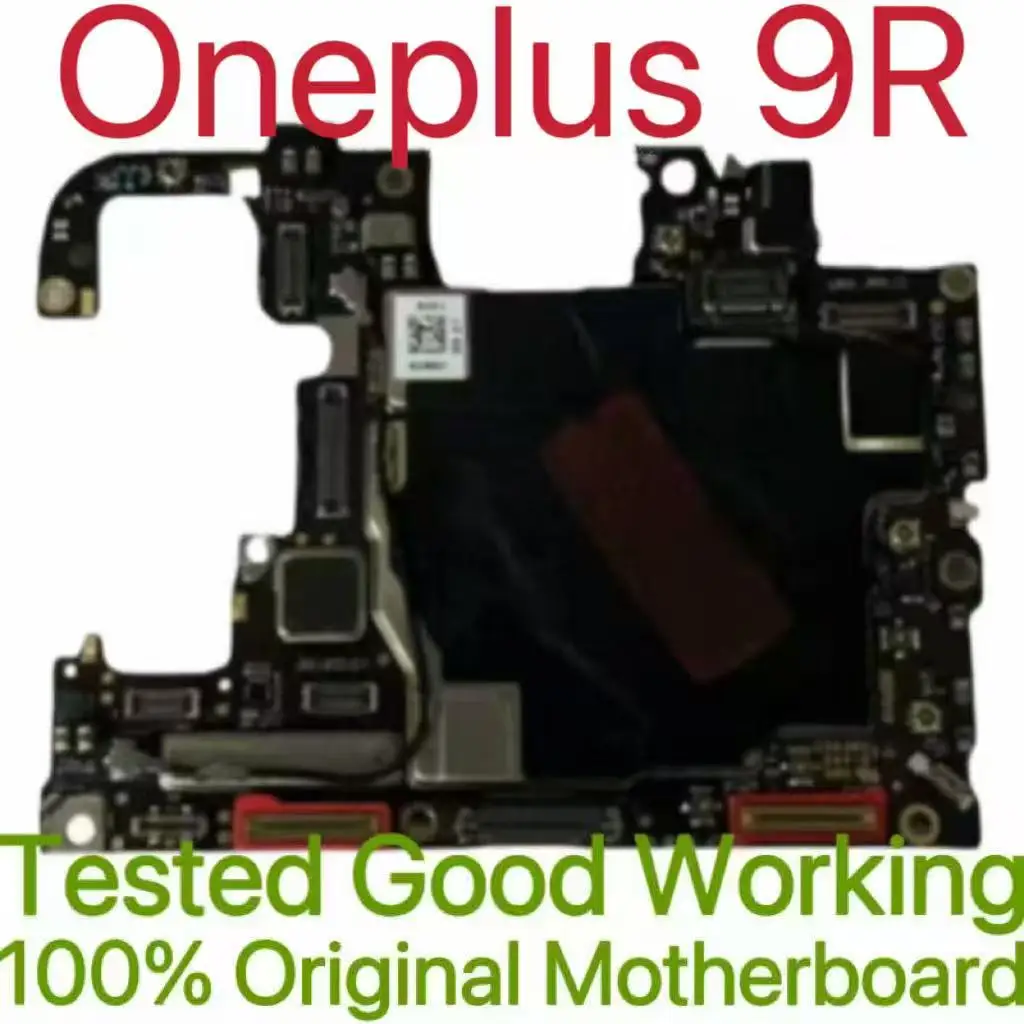 Global Version Original Unlocked Motherboard for Oneplus 9R Tested Circuit Plate Main Logic Board for Oneplus 9R
