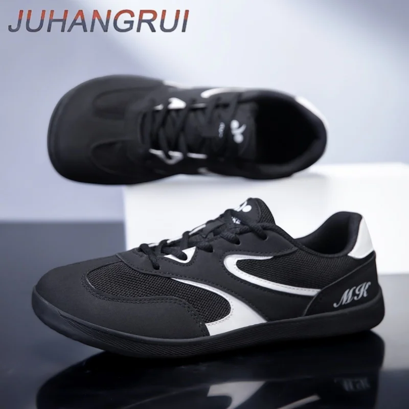 Unisex Barefoot Shoes Wide Width Minimalist Sneakers Zero Drop Classic Retro Outdoor Walking Shoes for Men Women Canvas Shoes