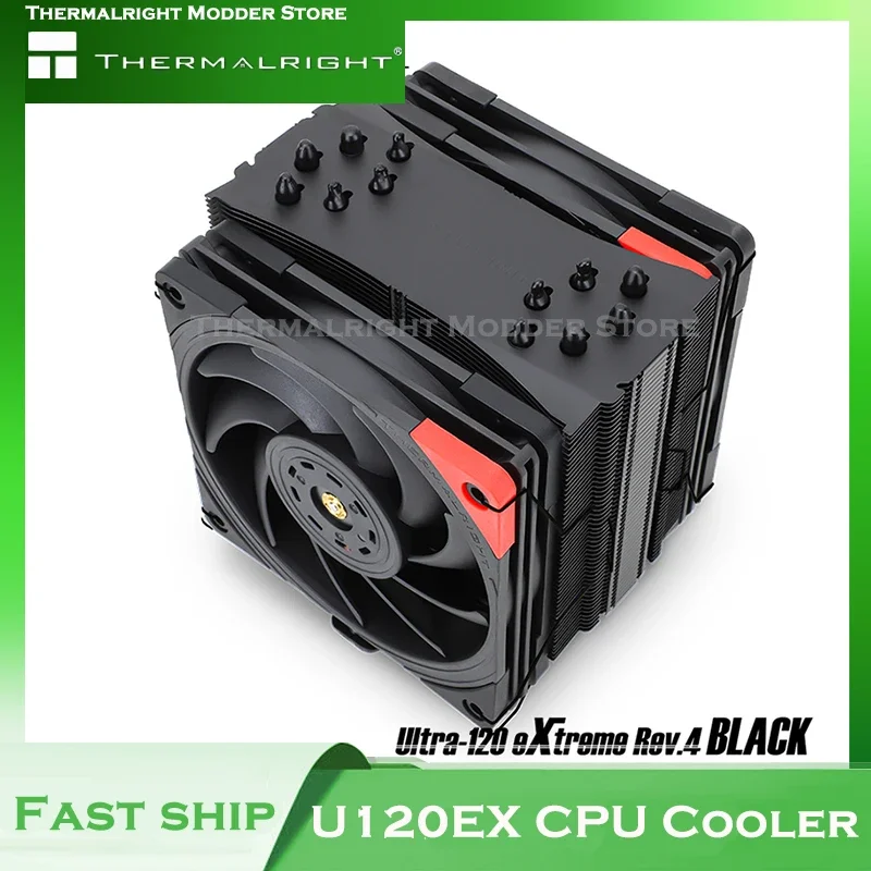 Thermalright U120EX CPU Cooler 6 Copper tube with 120mm 4PIN PWM Fan For Intel 1700 115x 2011 2066 AM4 Computer Tower Radiator