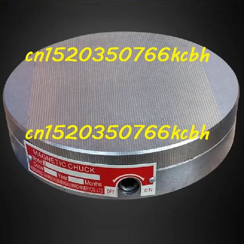 160mm Diameter Circular Fine Mesh Permanent Magnet Suction Cup, Powerful Circular Disk Lathe Magnetic Suction Cup