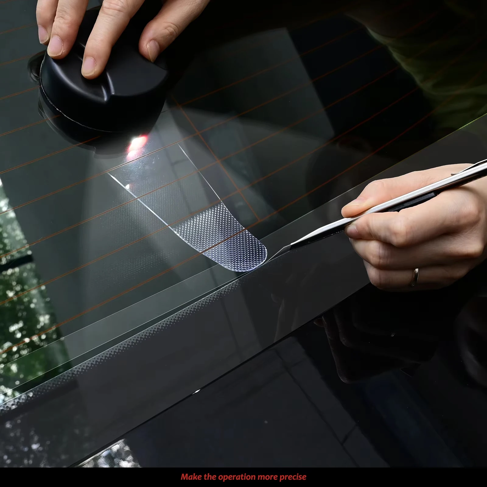 EHDIS Magnetic Car Film Wrap Light Window Tint Film Cutting Tool Car Window Tinting Tools Cutting Light Precision Lighting Tool