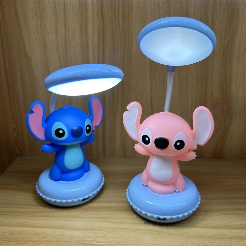 Disney Lilo & Stitch 3D Tisch Student Lernen Schreibtisch Nachtlicht Schlafsaal Schlafzimmer Nachttischlampe Kinder Weihnachtsgeschenk