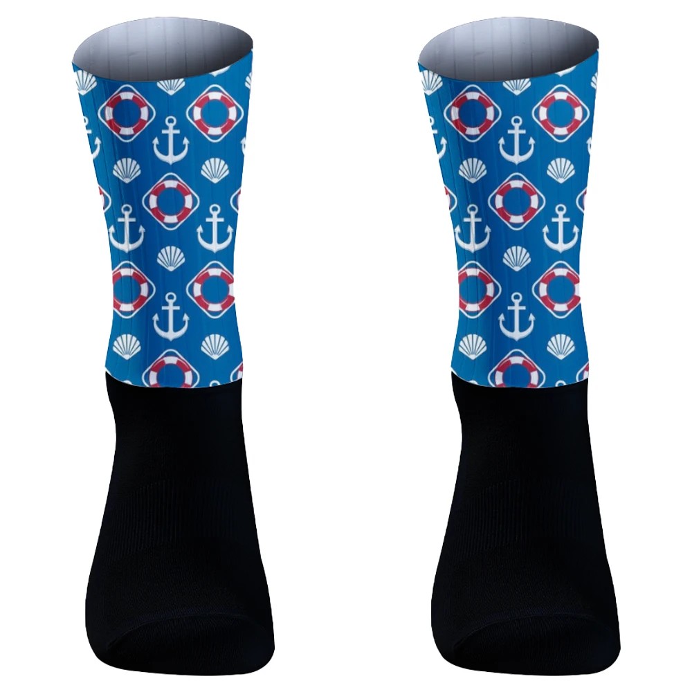 Calcetines deportivos transpirables para hombre y mujer, medias de compresión para ciclismo, baloncesto, ciclismo, Hockey, fútbol, correr y montar