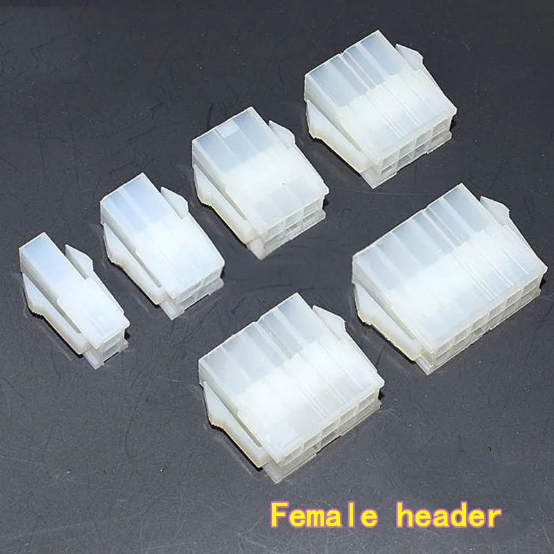 20PCS 4.2mm Connectors 5557/5569, Straight & Right Angle Pins, Female Sockets & Male Headers, 2P/4P/6P/8P/10P/12P