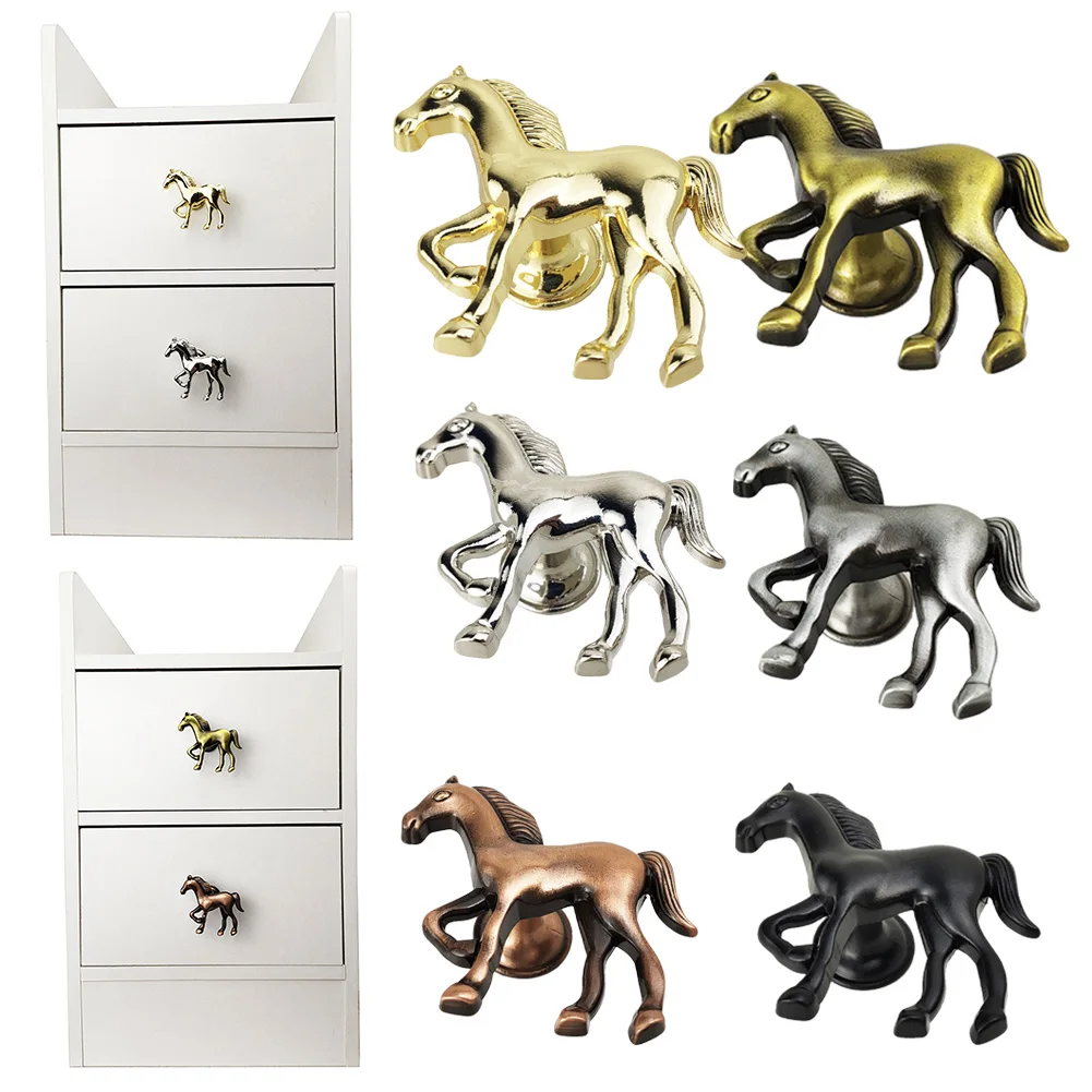 Horse Shape Cabinets Handle Animal Shaped Cabinet Handles Door Cabinets Knobs Drawer Handle Furniture Handle Cabinets Handle