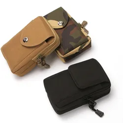 6.5 Inch Mobile Phone Bag Outdoor Tactical Waist Bag Wearing Belt Mobile Phone Waist Bag Wear-resistant Construction Waist Bag