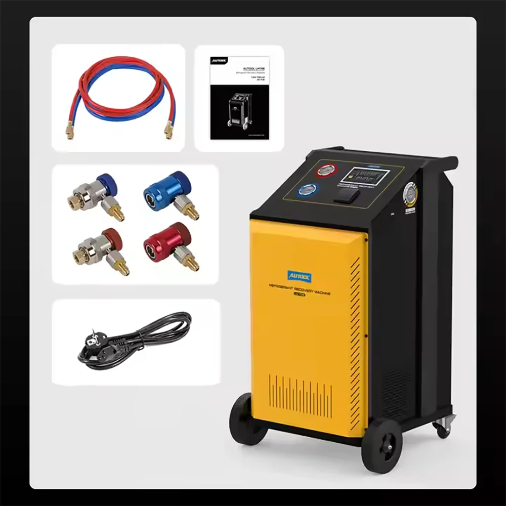 Fully Auto Dual AC Recovery Recharge Machine R134a Car Air Conditioning Refrigerant Recovery & Filling Machine for Automotive