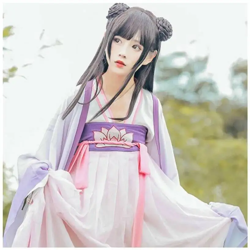 

Shi Zu Mo Grandmaster Dao Demonic Cultivation Jiang Yanli Cosplay Costume Chinese Hanfu Dress Women Tang Suit Halloween