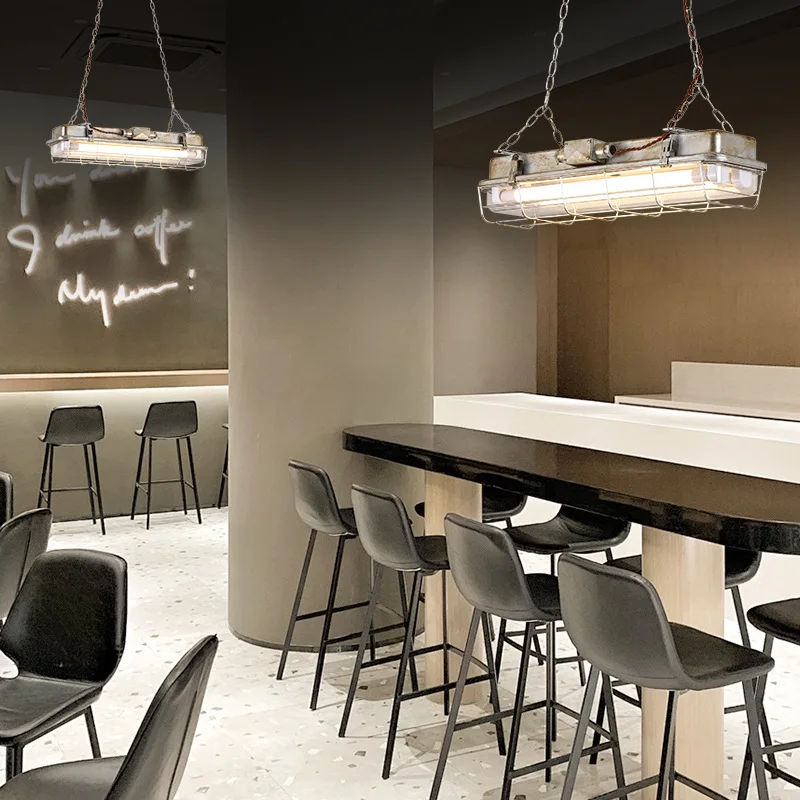 Lampada a striscia in stile industriale retrò medievale, caffetteria, barbecue, negozio, bar