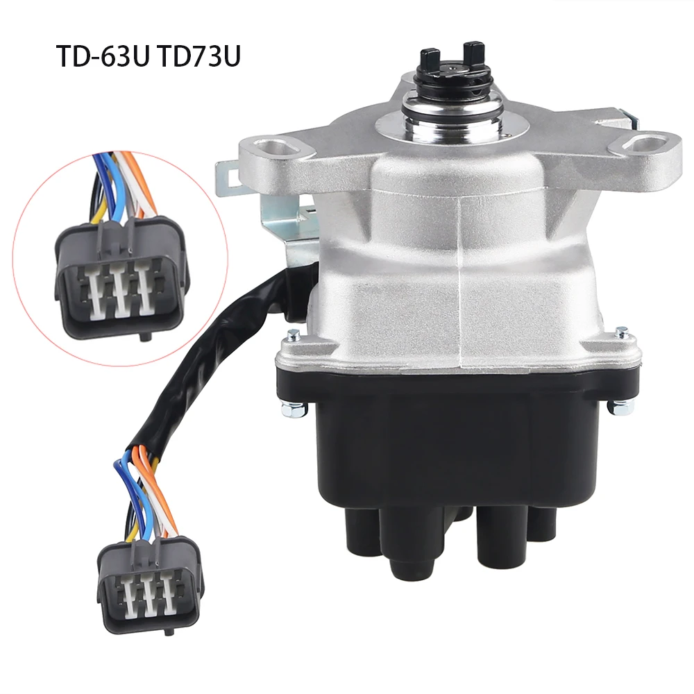 Engine Ignition Distributor With TD-63U TD73U Fit For Honda Civic Acura EL 1.5L 1.6L SOHC 1999 2000 Replacement Part