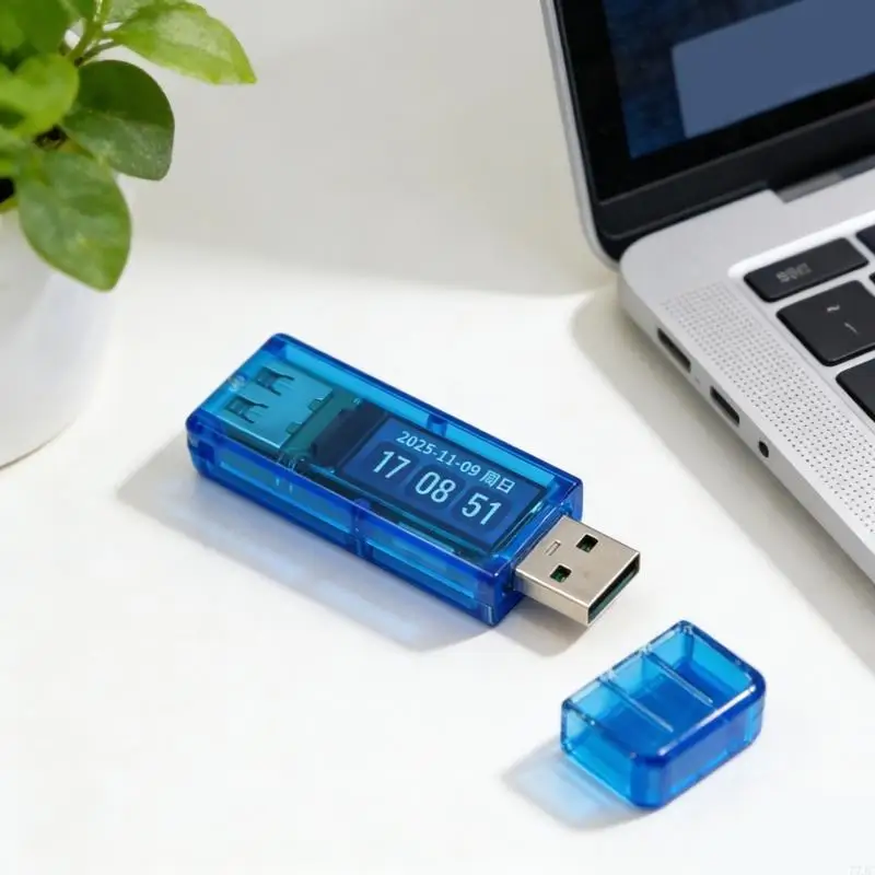 High Precise Color Screen USB Voltages Current Tester Charging Monitor for Real Time Analysis of Charging Efficiency 77JC