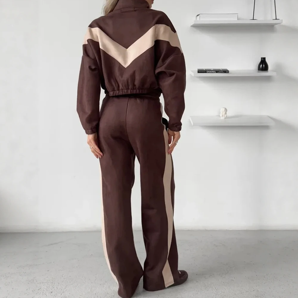 カジュアルフィットスーツパンツセット装飾なしファッショナブルな女性のロングパンツ衣装さまざまな機会に適しています