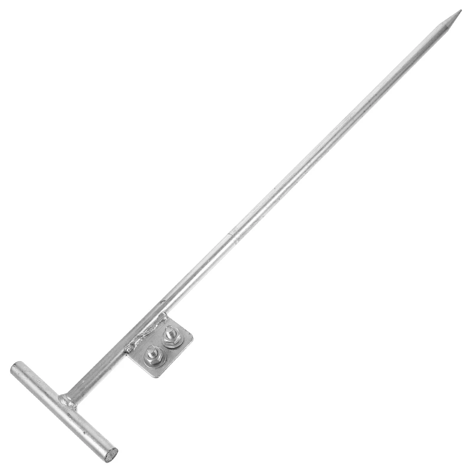 

Sturdy Metal Grounding Outdoor Electric Fence Smooth Surface Conical Design Home Factory Antenna Fence Post Pin Ground Wire