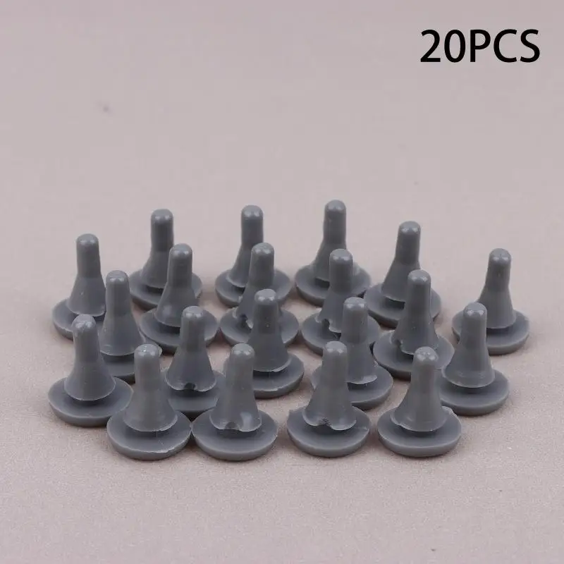20Pcs/pack Elevator Hall Door Anti-collision Nails Beans/anti-collision Rubber Pads/Shock Absorption Beans/Opening 5-6mm