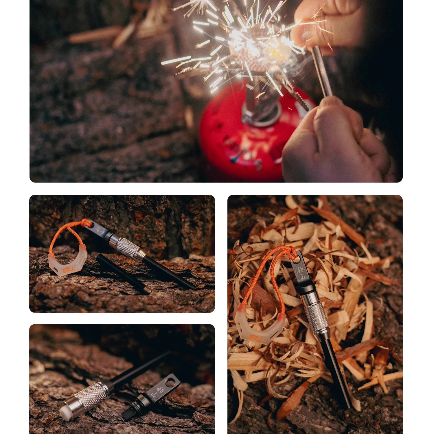 

The EDC Outdoor Fire Stick Is A Convenient Multi-functional Survival Device for Camping, Hiking and Wilderness Emergencies