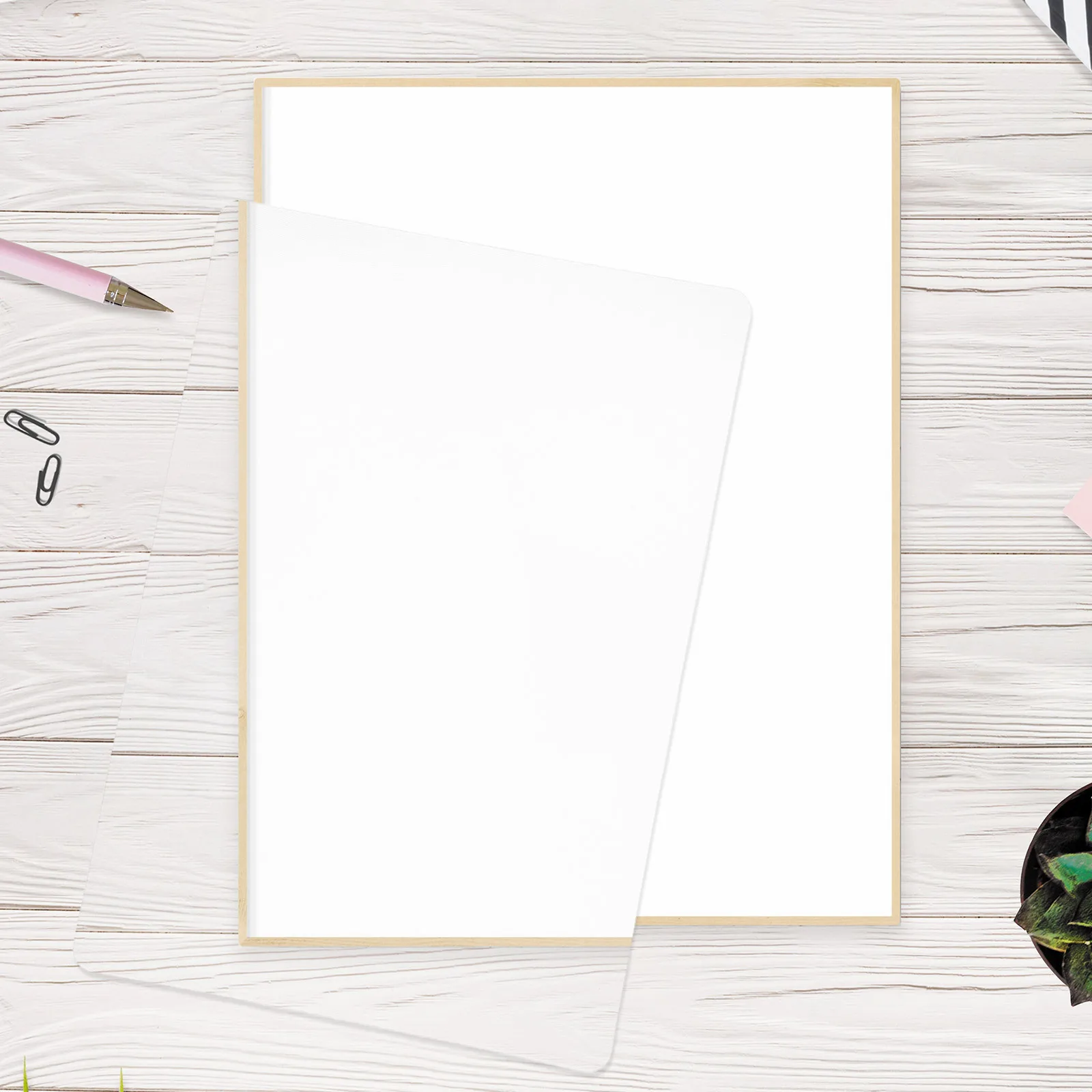 

3X Rectangular Magnifying Glass For Reading Page Book Elderly Seniors Lightweight Hd Lens Clear Magnifier Tool Pvc Pocket