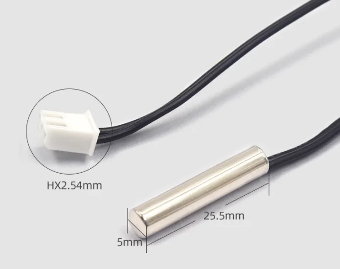 Cable Length:1m 3950 3435 3470 2K 5K 10K 15K 20K 50K 100K 1% NTC thermistor Temperature Sensor for Air conditioner Refrigerator