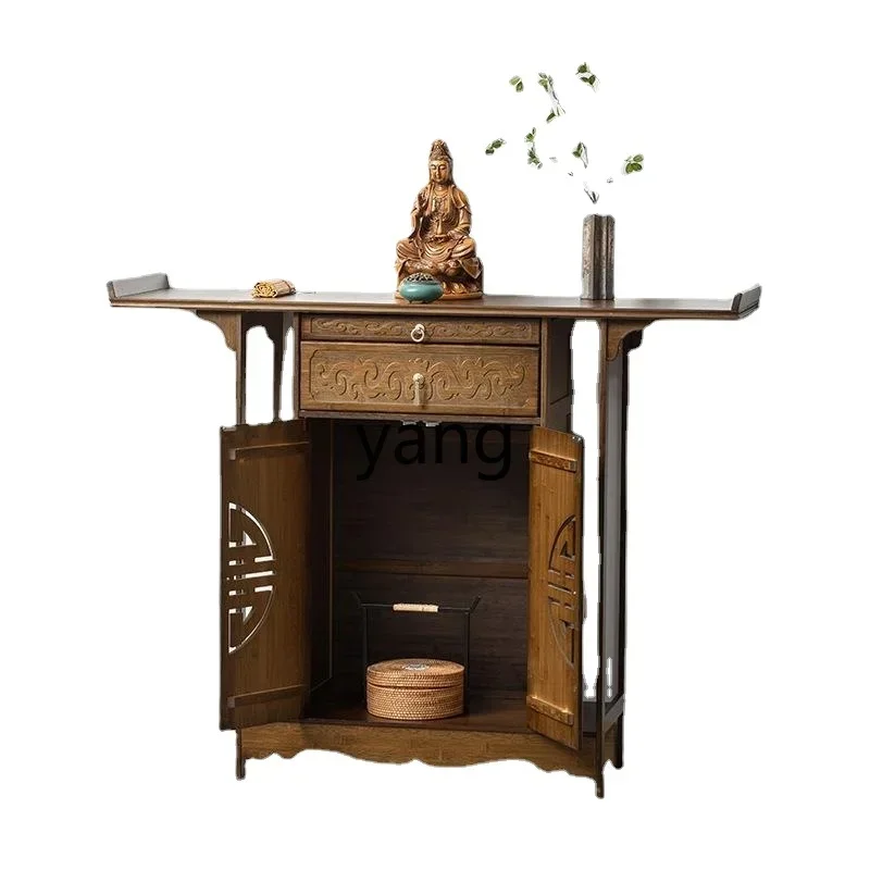 lhh  Case Lord Guan the Second Hallway Buddha Niche Buddha Shrine Household Altar Economical Altar Cabinet