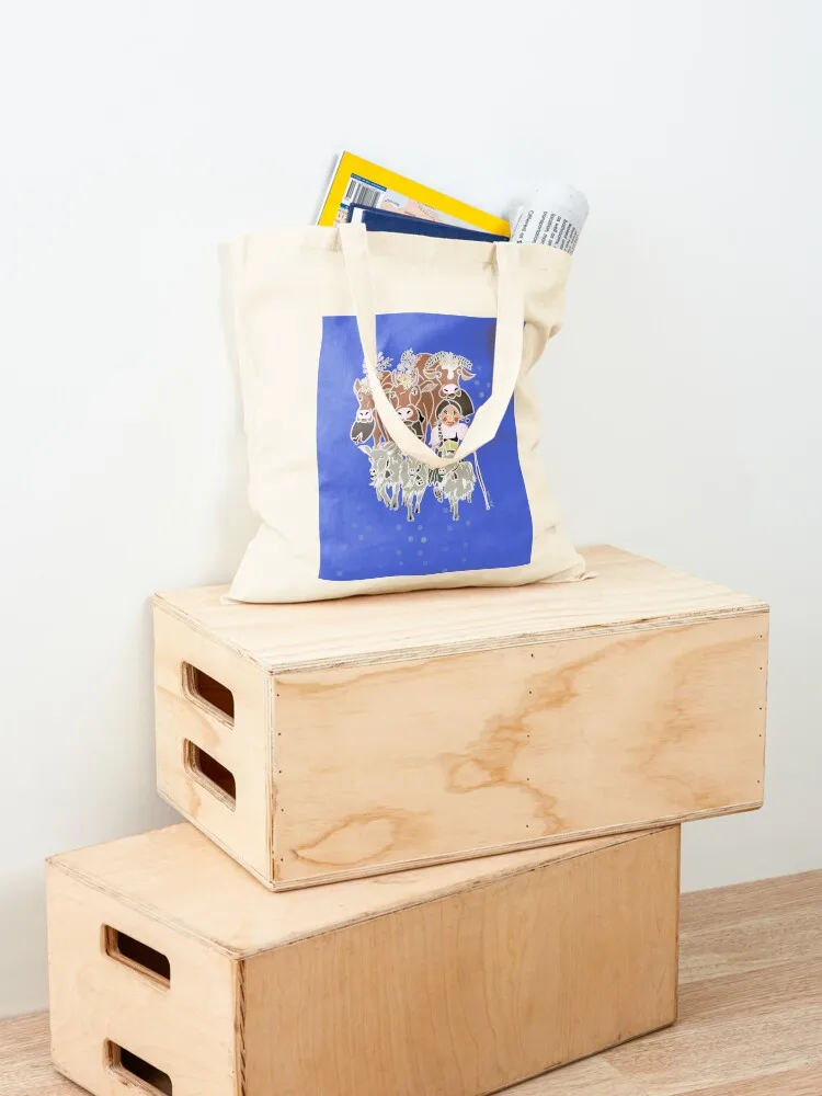 Alpabzug Tote Bag eco bag folding shopping bag custom canvas shopper bags for women